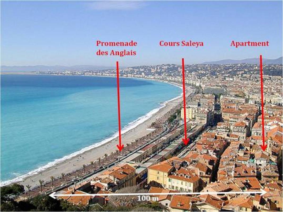 Le Prefecture - Luxueux F3 En Duplex, Ascenseur, Coeur Vieux-Nice Lägenhet Exteriör bild